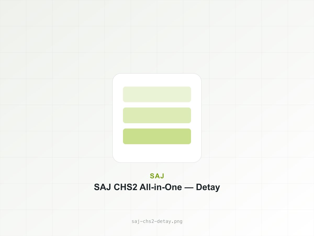 SAJ CHS2 All-in-One görsel 2