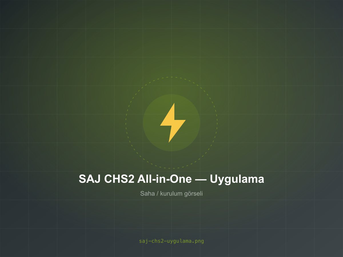 SAJ CHS2 All-in-One görsel 3