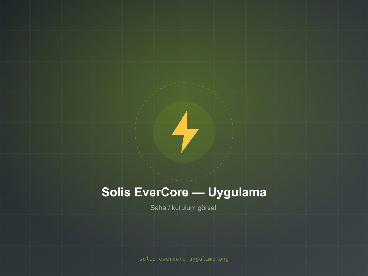 Solis EverCore görsel 3
